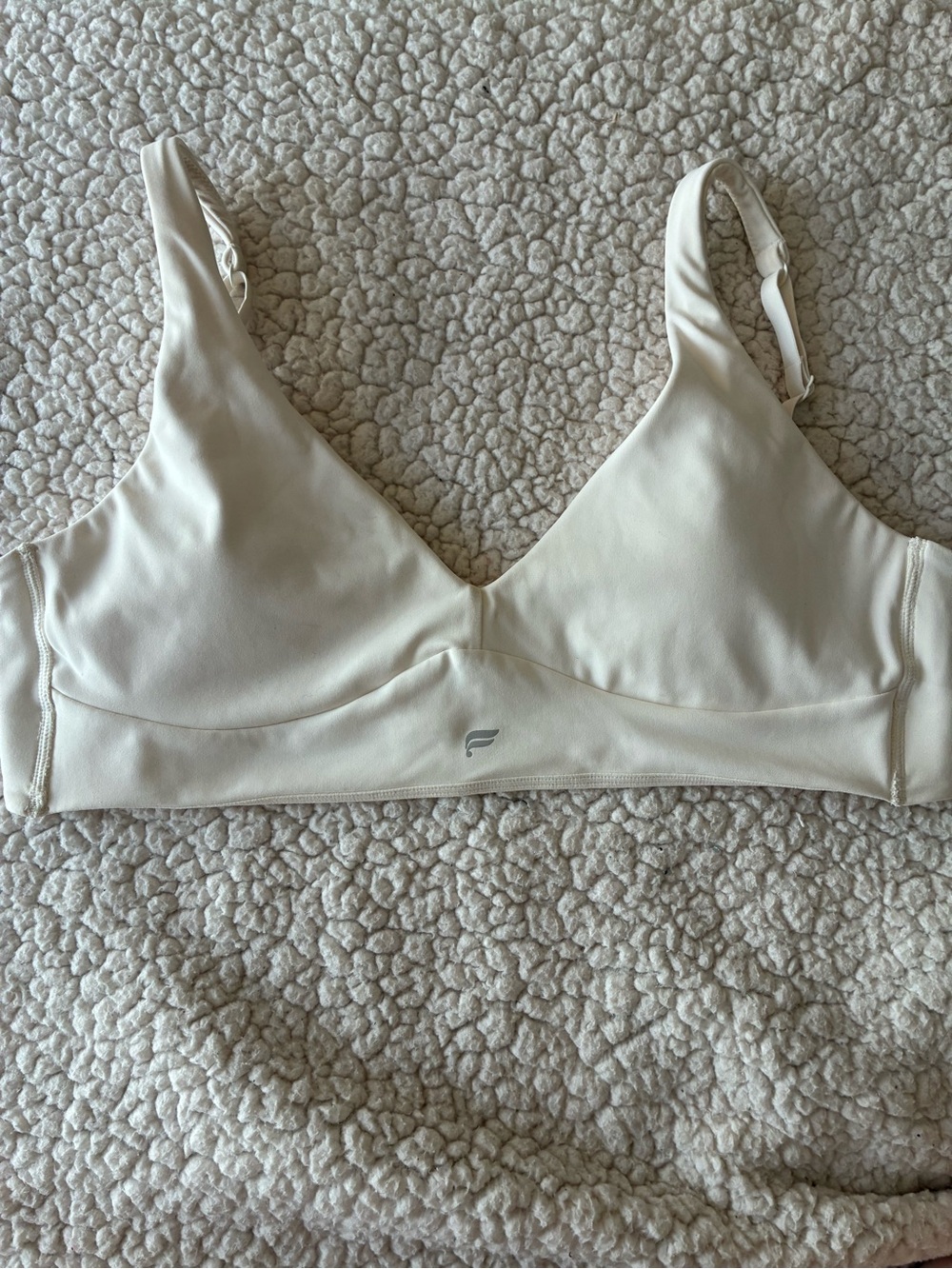 White cream Wireless Everyday Bra